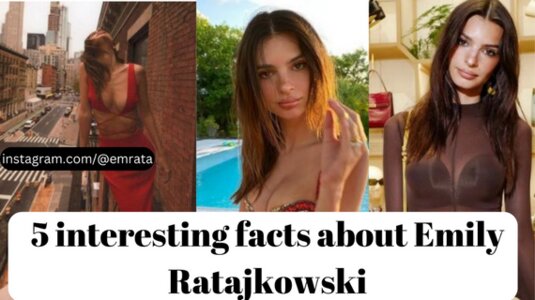 famous American model Emily Ratajkowski 