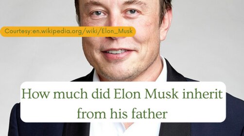 How much did Elon Musk inherit from his father