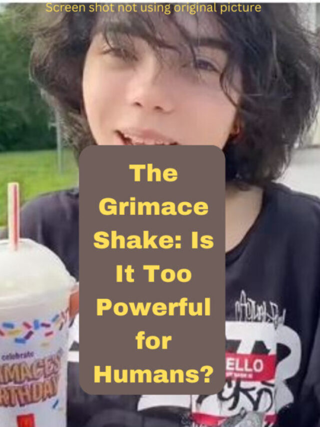 The Grimace Shake: Is It Too Powerful for Humans